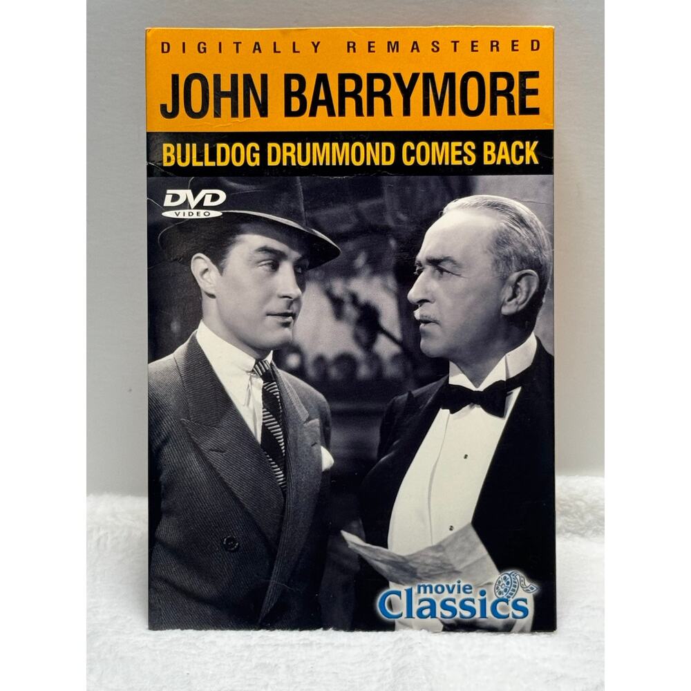 Bulldog Drummond Comes Back DVD‎ John Barrymore 1937 Remastered Classic Mystery